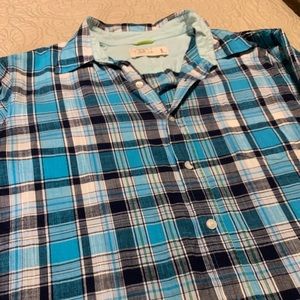 Men's G&M button down, short sleeve, large